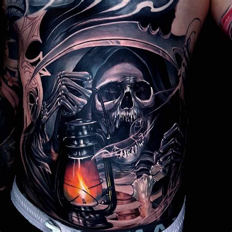 Grim reaper misfits skull tattoo - mensgogo