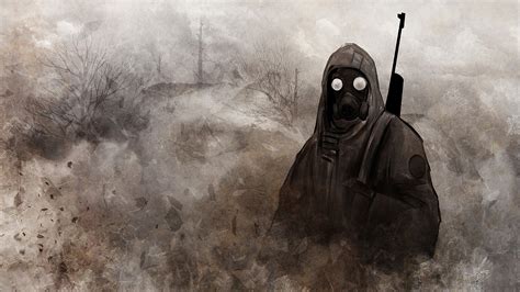 gas masks, people, digital, mask, S.T.A.L.K.E.R., video game art, HD Wallpaper | Rare Gallery