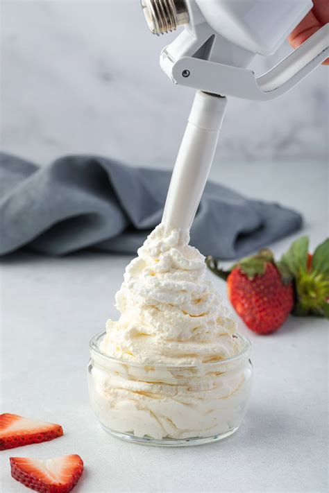 Homemade Whipped Cream Recipe for a Dispenser