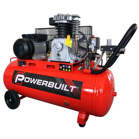 100L 3.0Hp Air Compressor - Belt Drive - Powerbuilt Tools