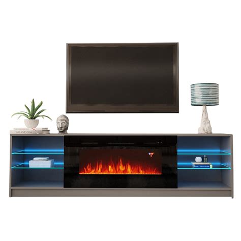 TV Stand Entertainment Center Electric Fireplace – Fireplace Guide by Linda