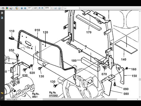 KUBOTA L2800 L2800 DT Parts Manual Set 425 Pgs With Exploded Diagrams ...