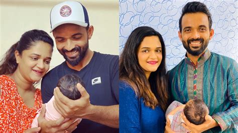 Ajinkya Rahane shares first picture of his newborn daughter Aarya