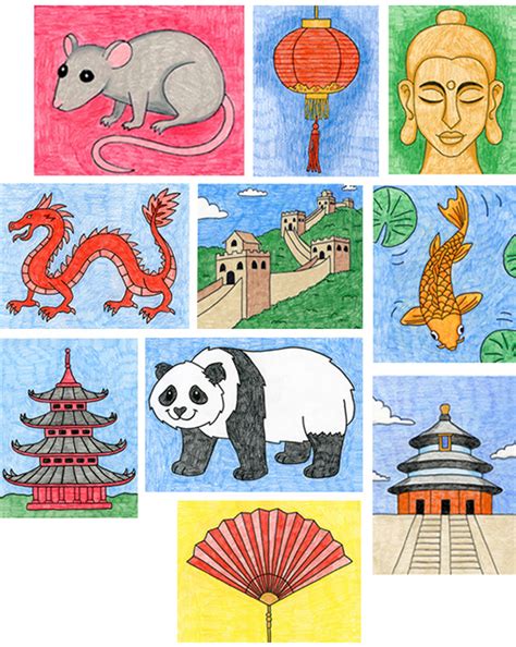 Draw Symbols of China · Art Projects for Kids