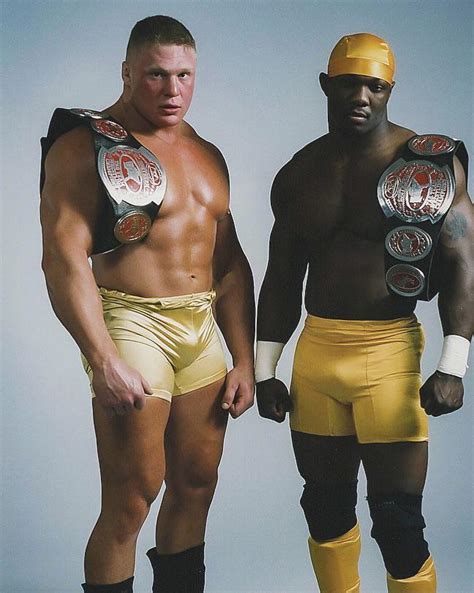 Brock Lesnar & Shelton Benjamin - OVW Tag Team Champions 2001 : r ...