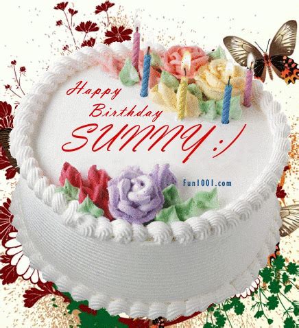 Birthday Cake For Sunny