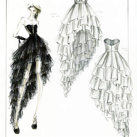 fashion design sketches - Raphael Vejar