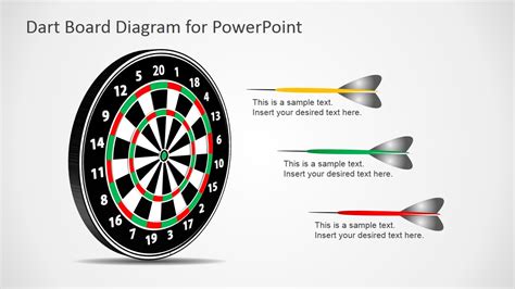 Dart Board Design for PowerPoint - SlideModel