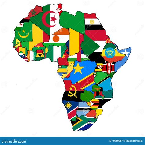 Africa Map With Flags ~ COALIZAOUENF