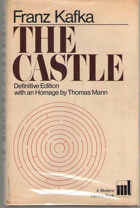 BIBLIO | The Castle by Kafka, Franz | Hardcover | 1969 | Modern Library | 9780394603889