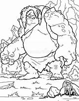 Cyclops Ogre Coloriage Cyclope Ogro Personnages Mythologie Colorier  sketch template