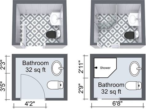 Best Information About Bathroom Size And Space Arrangement ...