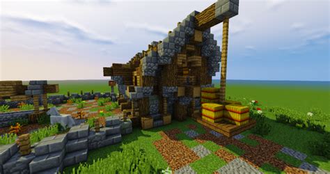 Small Medieval Horse Stables 1.20.2/1.20.1/1.20/1.19.2/1.19.1/1.19/1.18/1.17.1/Forge/Fabric ...