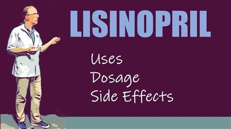 Lisinopril Dosage 5 mg, 10 mg, 20 mg, 40 mg and Side Effects - YouTube