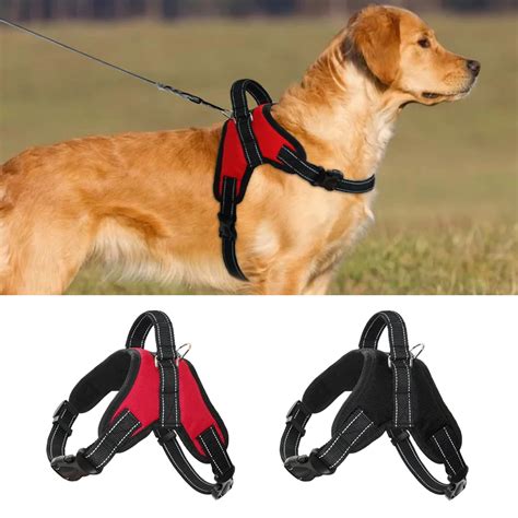 Aliexpress.com : Buy Adjustable Nylon Pet Dog Harness Vest Reflective Mesh Big Harnesses For ...