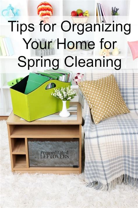 Tips for Organizing Your Home for Spring Cleaning