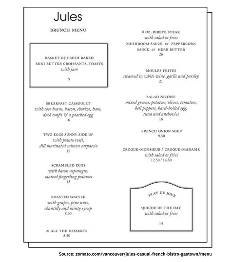 Restaurant menu ideas: 9 of the best menus to inspire you