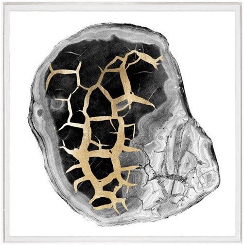 Black & White Geode 2 - Natural Curiosities | Luxe Home Philadelphia