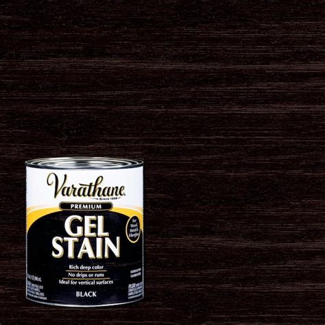 Varathane 1 qt. Black Wood Interior Gel Stain 349700 - The Home Depot