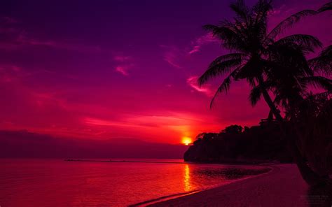 Thailand Beach Sunset wallpaper | beach | Wallpaper Better