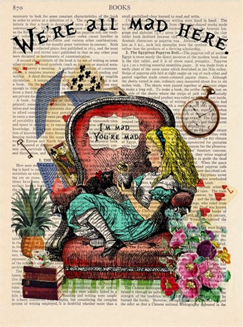 Alice in wonderland vintage illustration print decorative art etsy – Artofit