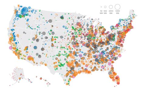 Mapping how the U.S. generates its electricity - Vivid Maps