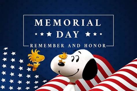 Snoopy Memorial Day Message: Remember And Honor Pictures, Photos, and ...