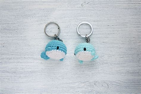 Whale Plush Cool Keychain - Etsy