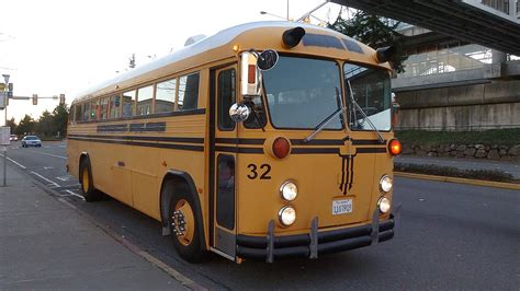 1980 Crown School Bus - Detroit Diesel 6L71 two stroke diesel - YouTube