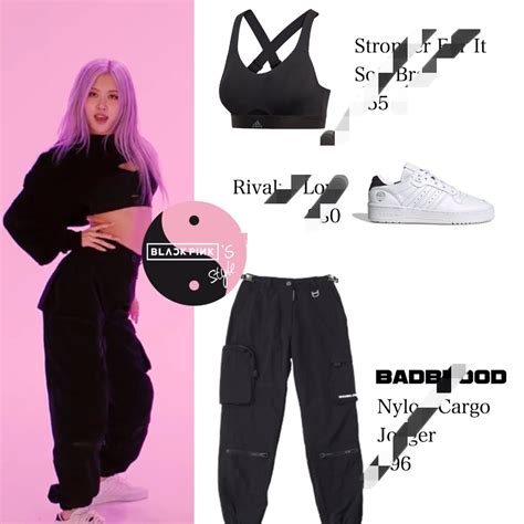 (PO) Blackpink Rosé/Rose "How You Like That" Dance Practice Full Outfit ...