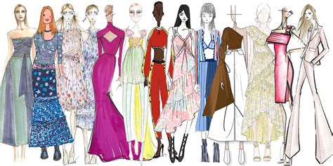 Fashion Sketches Dresses