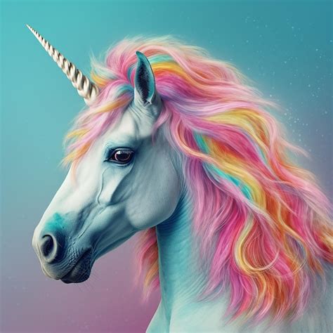 Premium AI Image | Magical unicorn full of colors and so many details ...