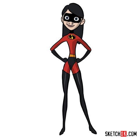 From Invisible to Invincible: How to Draw Violet Parr | The Incredibles