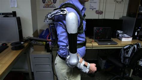 Titan Arm: a cheap, light exoskeleton for everyone | CBC News