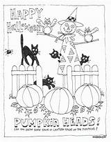 Halloween Card Printable Coloring Pages sketch template