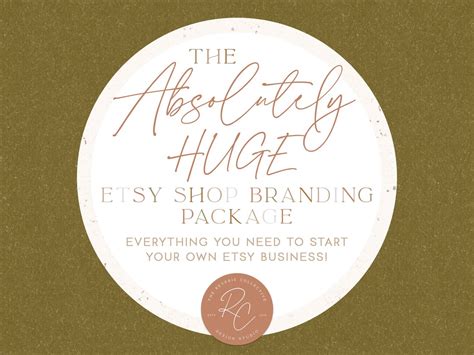 Custom Logo Design, Etsy Shop Branding, Custom Branding Package, Business Card, Stickers ...