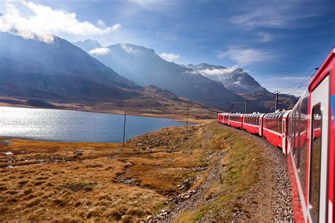 Glacier-Express Scenic Train Switzerland | Trein, Brugge, Zwitserland