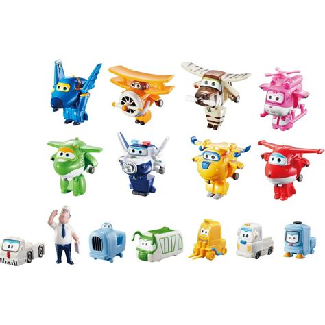 Super Wings Airport Crew Collector Pack (15 Figures) - Walmart.com ...