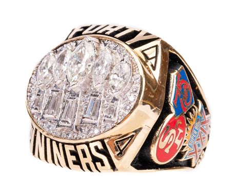 1995 San Francisco 49ers Super Bowl XXIX Championship Ring. 10K Yellow ...