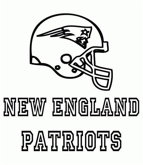 New England Patriots Logo Coloring Pages - Coloring Home