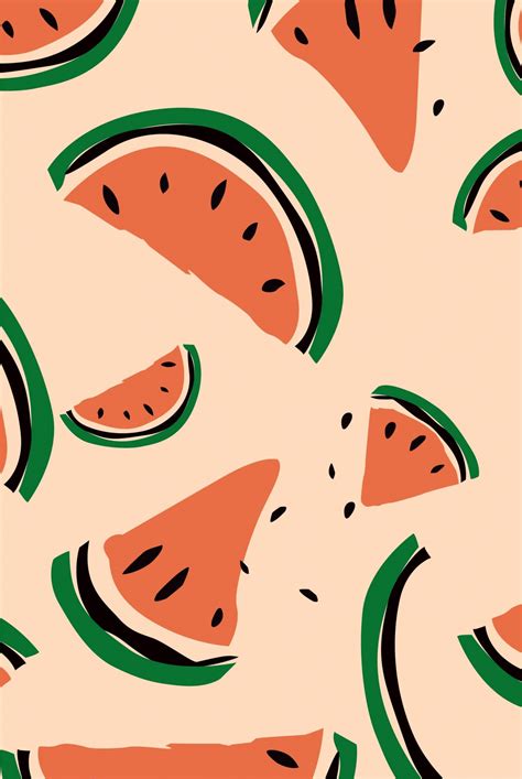 Abstract watermelon pattern poster - Artdesign