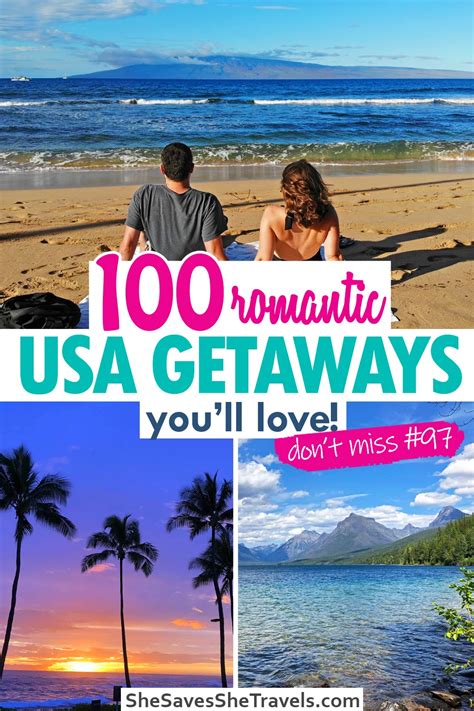 100 Most Romantic Vacations in the United States You'll Love