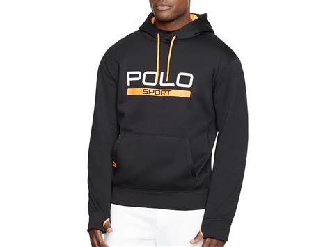 Polo Ralph Lauren Polo Sport Tech Fleece Hoodie in Black for Men - Lyst