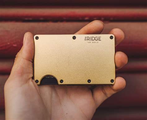 Ridge Wallet Releases Limited Edition Gold + Damascus Slim Wallets - BroBible