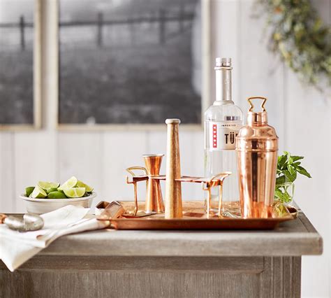 Copper Bar Tool Set | Bar Accessories | Pottery Barn