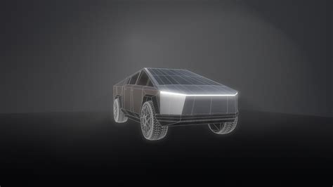 3D model Tesla Cybertruck Low-Poly Model VR / AR / low-poly | CGTrader