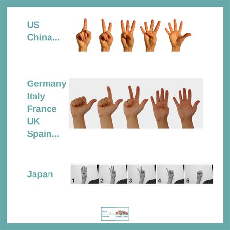 Finger-counting across cultures - Ute's International Lounge & Academy