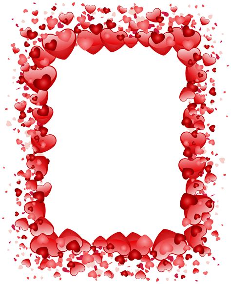 Valentines Day Border, Valentines Frames, Valentines Day Clipart, Happy ...