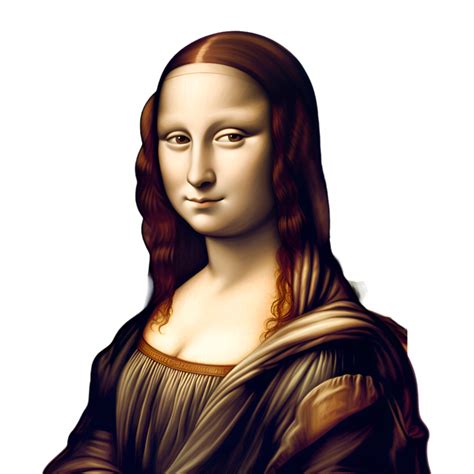 Mona Lisa Painting Clipart AI Generated 29202393 PNG