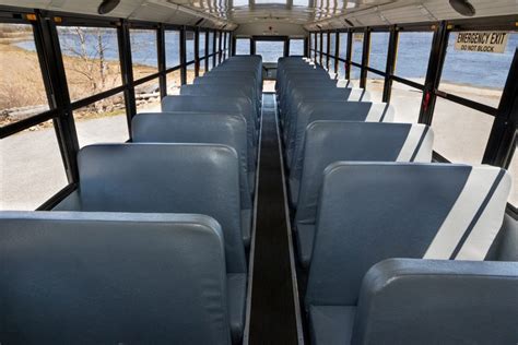 48 Passenger Yellow School Bus Interior 1 | Maine Bus Rentals